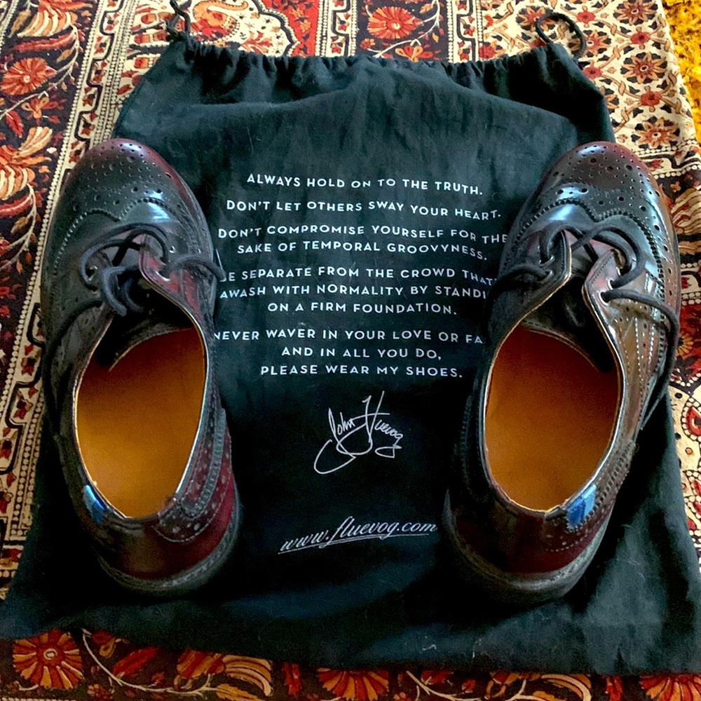 John Fluevog Michael’s  classic wingtip derby